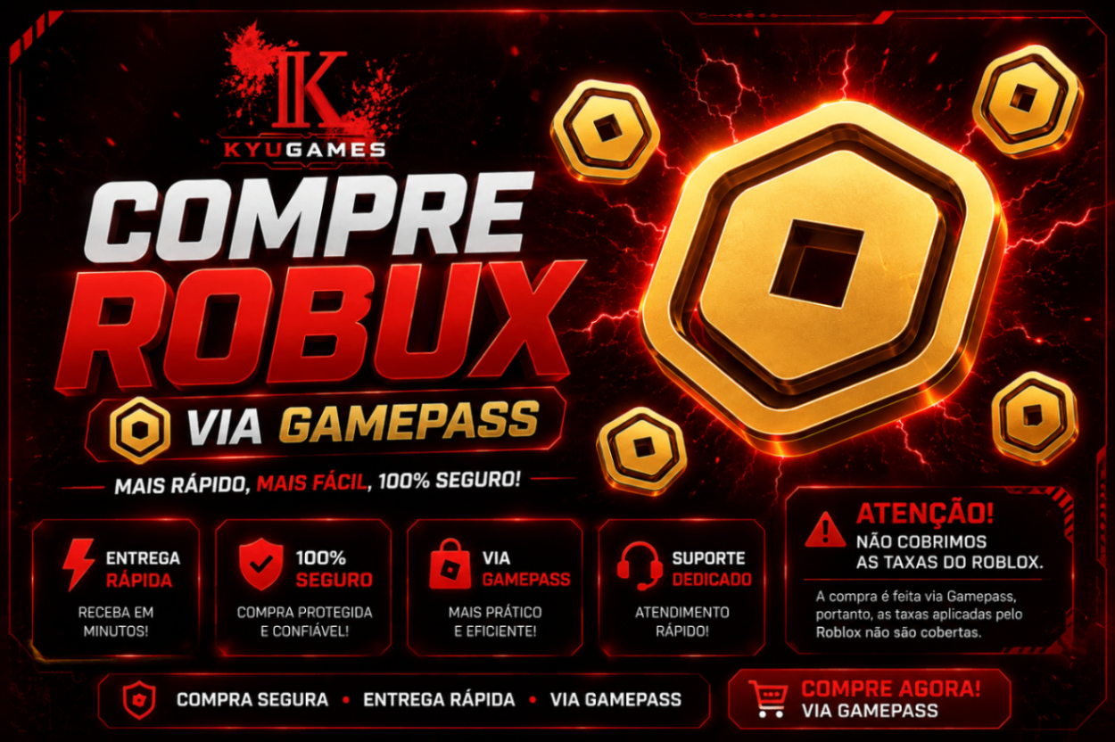 ROBUX VIA GAMEPASS (100 ROBUX POR UNIDADE)