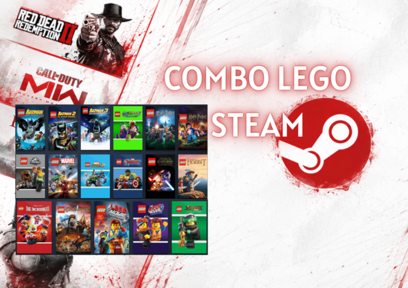 COMBO LEGO - CONTA OFFLINE STEAM
