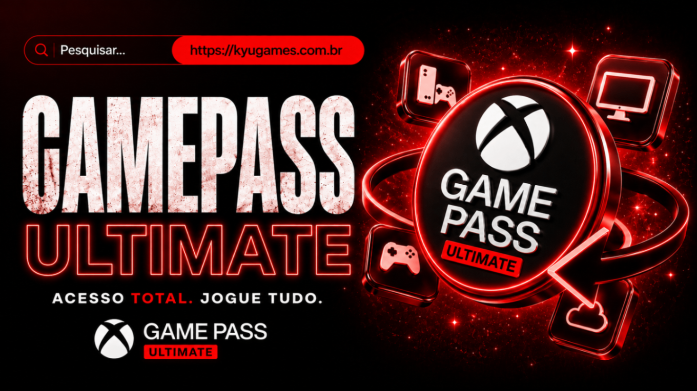 Xbox GamePass ULTIMATE - CONTA COMPARTILHADA